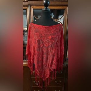 ❌SOLD❌Women’s Red “Ponch” Sweaterworks